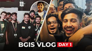 VLOG 24  BGIS FINALS DAY 1  AMAZING EXPERIENCE AT LAN IN MUMBAI [upl. by Nevag]