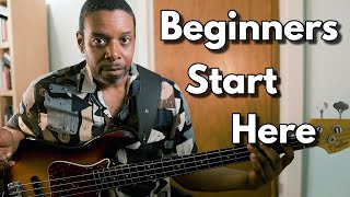 From Novice to Pro Start Here with Bass Lesson Number One for Beginners [upl. by Jeu697]