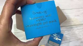 WHOLESALE MAKEUP  The Creme Shop Gelee Mask Overnight Treatment Hyaluronic Acid  WHOLESALE MAKEUP [upl. by Nylsej63]