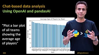 324  Chatbased data analysis​ using openAI and pandasAI [upl. by Sixel588]