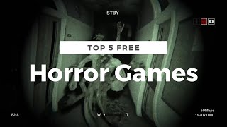 Top 5 FREE Horror Games on Steam  2023 [upl. by Laris]