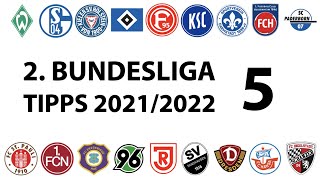 Bundesligatipps 2Liga  5Spieltag  Saison 20212022 [upl. by Arracahs]