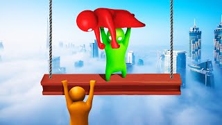 WHO WILL HANG ON THE LONGEST Gang Beasts [upl. by Feola669]