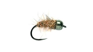 Hares Ear Black Tungsten Beadhead Barbless from Fulling Mill [upl. by Ettelrac]