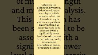 What is Cataplexy shorts [upl. by Lusty]