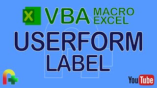 VBA Macro Excel  Userform  Label [upl. by Nanam]