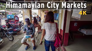 The new and old market of Himamaylan City  4K [upl. by Halik]