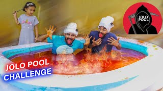 JOLO Swimming Pool Challenge 😱🥵 [upl. by Ahsotal]