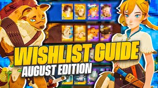 Wishlist Guide August Update Asia Beginners and Global Veteran version 【AFK Journey】 [upl. by Adoc]