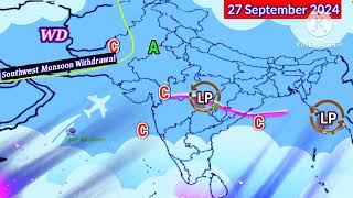 16 September To 10 October25 Day Weather System Map Forecàst South Asia 🌏 [upl. by Nived584]