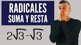 Aprende a SUMAR y RESTAR RADICALES de forma rápida y sencilla ¡Sorprendente [upl. by Felicia]