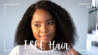 Gorgeous Glueless Mcap Kinky Curls wig ft ISEE Hair [upl. by Rick299]