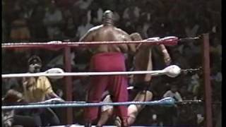 WWC Abdullah The Butcher vs Lance Von Erich [upl. by Leanor]