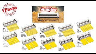 Imperia Simplex pasta cuttter para máquina pasta Imperia CP108 [upl. by Fitting]