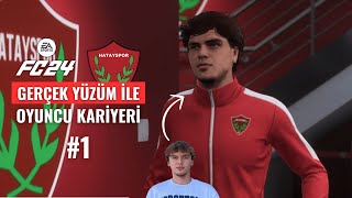 FC 24 GERÇEK YÜZÜM İLE OYUNCU KARİYERİ  MANCHESTER UNİTED ONU İSTEMEDİ AMA O PES ETMEDİ [upl. by Mehitable]