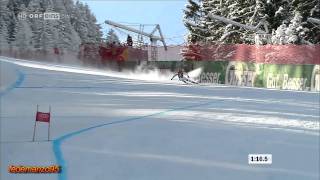 Kitzbuhel 2011 Downhill  Didier Cuche HD 1080p [upl. by Anaid]