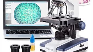 AmScope B120C Microscope Magnification Review [upl. by Oicanata]