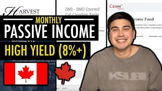 3 HIGHINCOME Canadian ETFs To Buy With MONTHLY DIVIDENDS 8 YIELDS [upl. by Orban772]