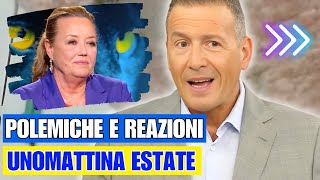 Dibattito infuocato su Unomattina estate La verità dietro il litigio in diretta [upl. by Ahsila338]