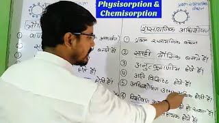 Physical Adsorption and Chemical Adsorption difference PhysisorptionChemisorption Lecture4 [upl. by Winfield]