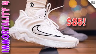 Nikes CHEAPEST HOOP SHOE Nike Giannis Immortality 4 Performance Review [upl. by Dunham]