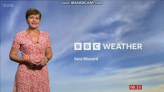 HD Sara Blizzard the weather presenter on North West News [upl. by Eisen]