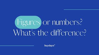 Figures or numbers Whats the difference in English [upl. by Mathia]