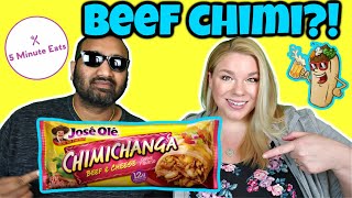 Jose Ole Beef amp Cheese Chimichangas Review [upl. by Clim]