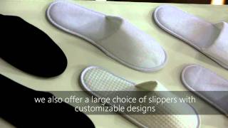 disposable bed sheet hotel slipper EquipHotel 2010 [upl. by Rosemari]