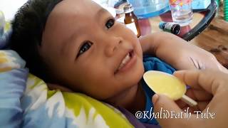 Anak Minum Obat  Anak Kecil Pintar Minum Obat Gak Nangis  KhalidFatih Tube Part 1 [upl. by Fryd902]