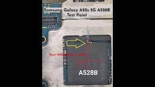 samsung A52S a528b test point [upl. by Atterg]