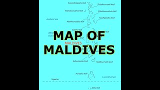 MAP OF MALDIVES [upl. by Ainotahs]