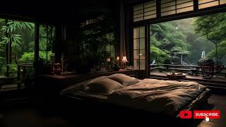 Zen Room Lofi Forest amp Waterfall Views  Relaxing Birdsong Ambiance  TuneIn Lofi [upl. by Oniskey]