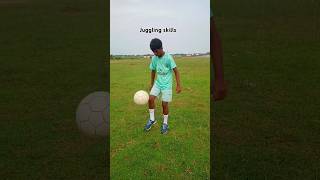 juggling skills shorts footballshorts football [upl. by Seraphim]