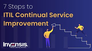 7 Steps to ITIL Continual Service Improvement  ITIL Training  Invensis Learning [upl. by Colbye]