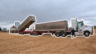 The Fertiliser Bins Are Filling amp The Export Quality Hay Is Out Of Here [upl. by Neerual]