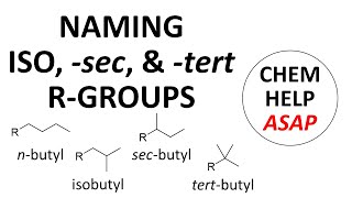 naming iso sec amp tert Rgroups [upl. by Lourdes]