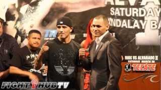 Rios vs Alvarado II  Final Press Conference Highlights [upl. by Nylasej]