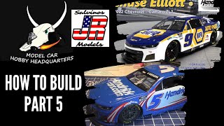 How To Build The New Salvinos JR Models NASCAR Next Gen Camaro Part5 Ep214 [upl. by Aisek]