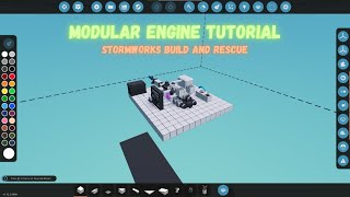 Stormworks Build And Rescue Modular Engine Tutorial [upl. by Ahsinam]