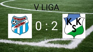 VICTORIA OSTRZESZÓW  KKS KALISZ II 0 2 CAŁY MECZ V LIGA [upl. by Nelra]