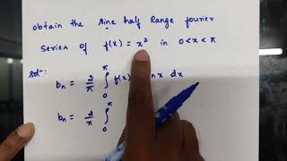 Half Range Fourier Sine and Cosine Series  Part 1  Examples amp Solutions  Engineering Mathematics [upl. by Einhpad495]