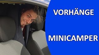 Vorhänge Gardinen Verdunkelungsvorhang  DACIA DOKKER MINI CAMPER [upl. by Ainessey]