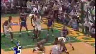 Shawn Kemp Top 10 Dunks [upl. by Furlani]