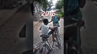 cycle stunt cycle trendingshorts 2015 vs 2024 stunt cycling shortsfeed automobile viralshort [upl. by Atikihc]