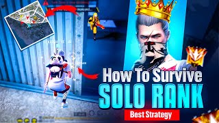 HOW TO SURVIVE IN SOLO RANK ✅  BEST STRATEGY BR  RANK PUSH TIPS 🔥  UTKARSH FF [upl. by Mcwherter]