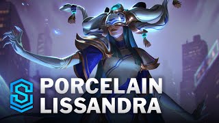 Porcelain Lissandra Skin Spotlight  League of Legends [upl. by Lennahc513]