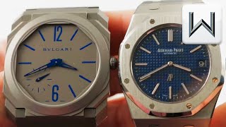 Audemars Piguet Royal Oak vs Bulgari Octo Finissimo Auto 102945 15202STOO1240ST0 Watch Review [upl. by Tloc523]