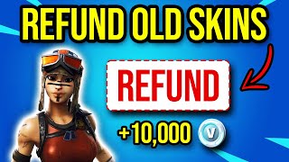 How To Refund Old Fortnite Skins 2024 NEW UPDATE [upl. by Lertram]