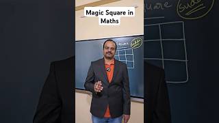 Magic Square in Maths shorts ytshorts sudoku megtutorials numbers [upl. by Anibas]